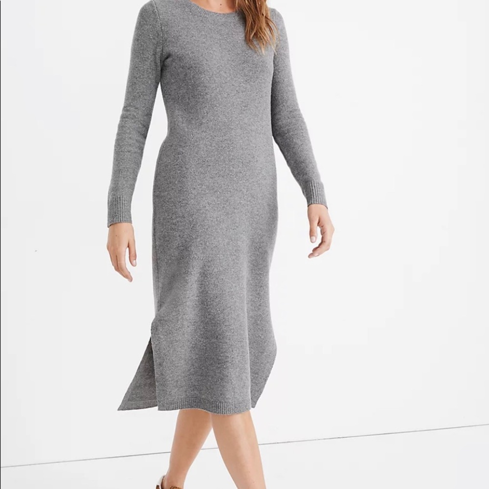 MADEWELL black sweater dress